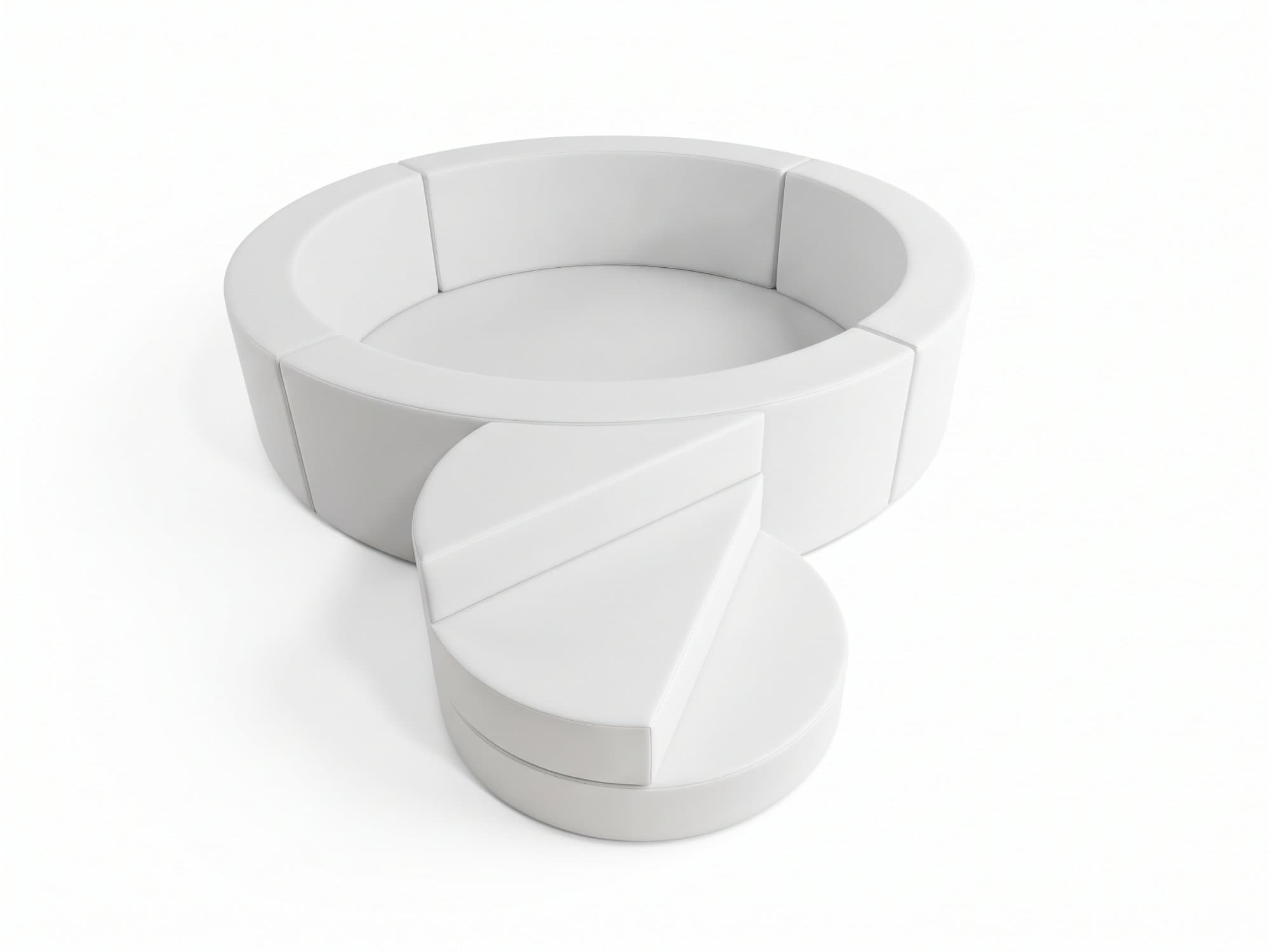 Small Ball Pit Circle White