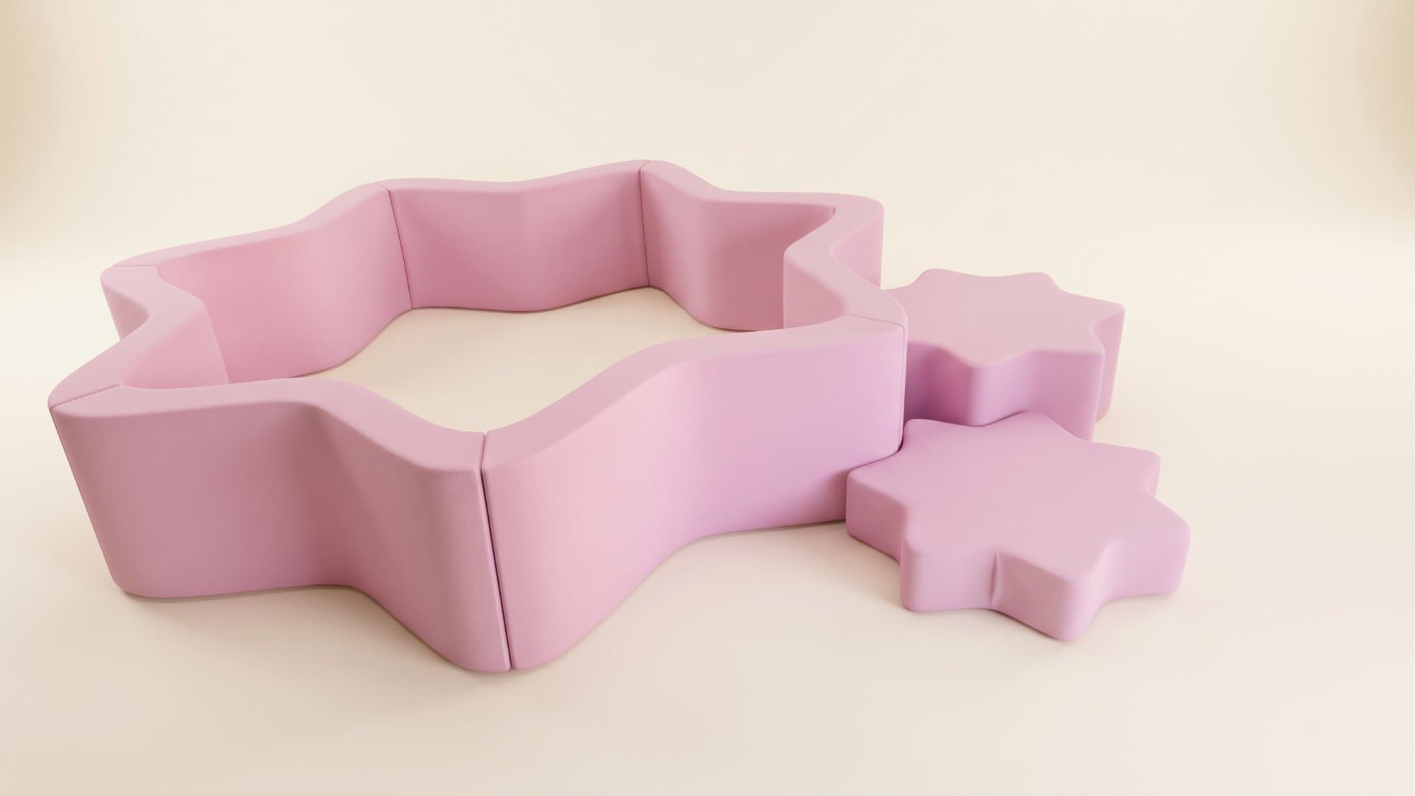 Star Medium Ball Pit Purple