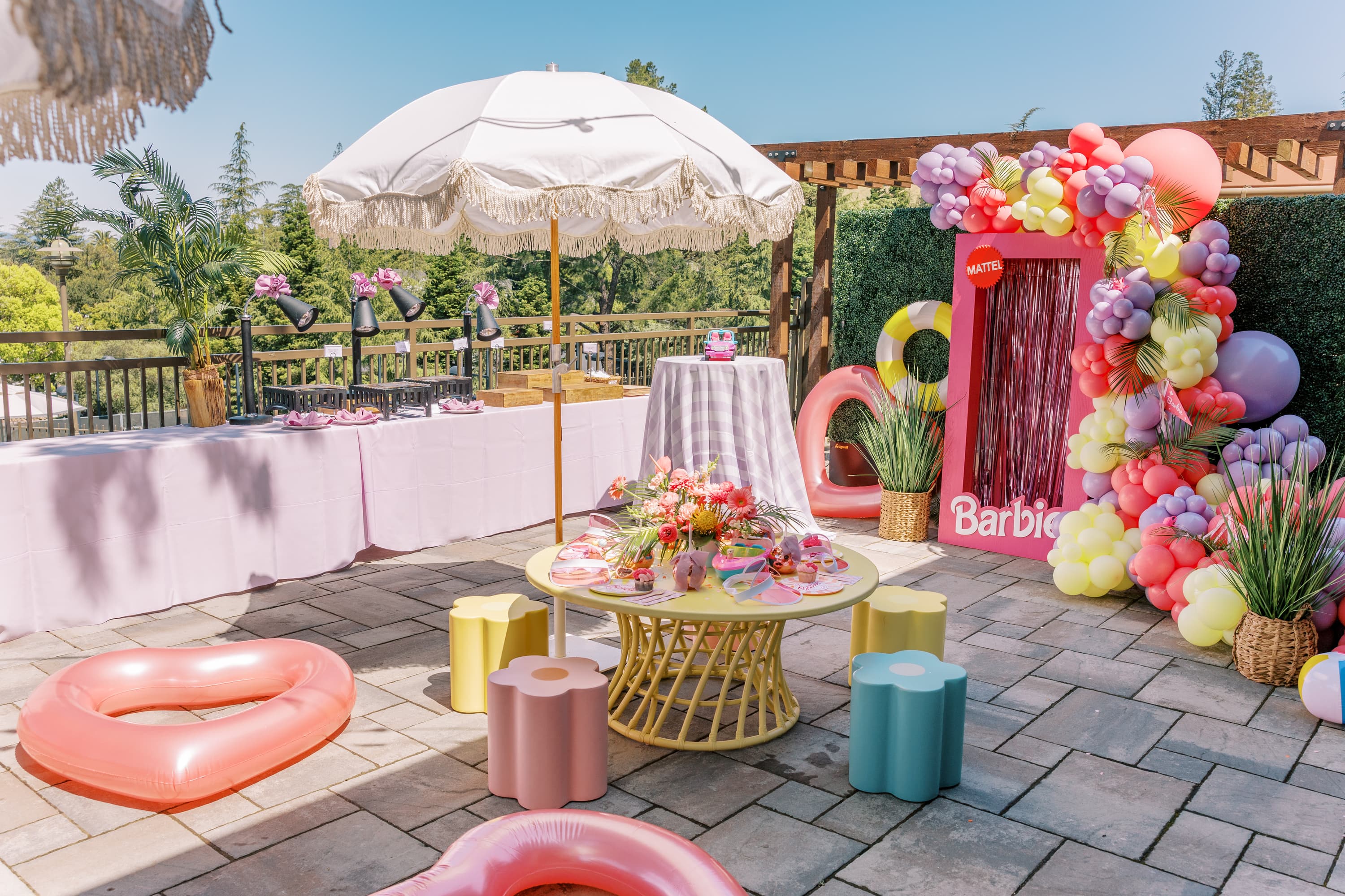 Beautifully styled kids party by Bay Area Kids Rentals