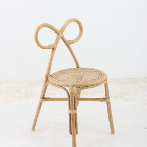 Rattan Bow Teen Chair