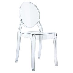 Kids Ghost Chair Clear - Armless
