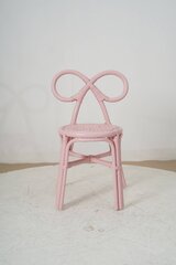 Rattan Bow Chair Pink